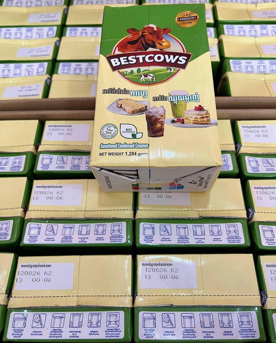 ទឹកដោះគោខាប់ Bestcow 
