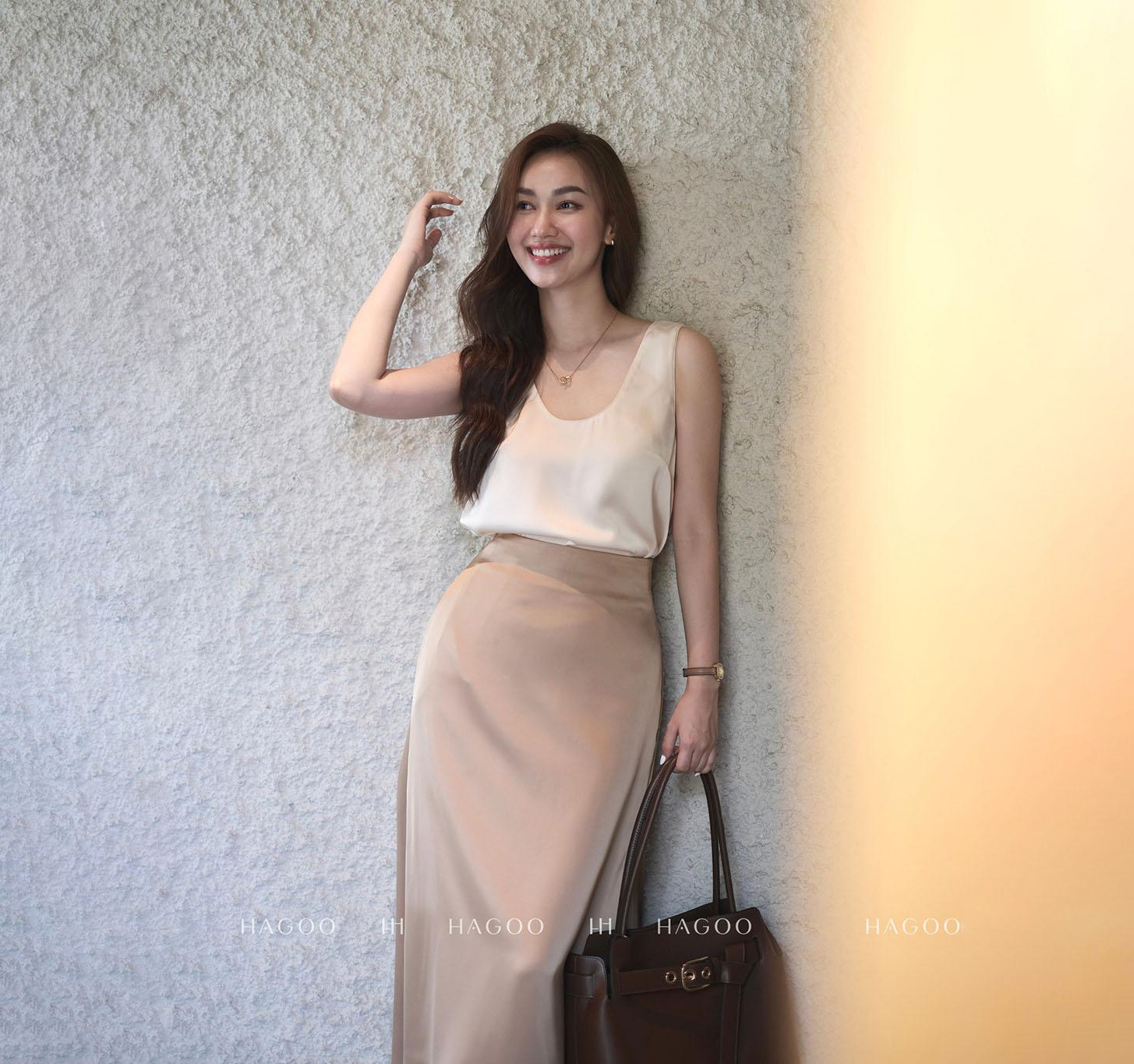 Silk tank top