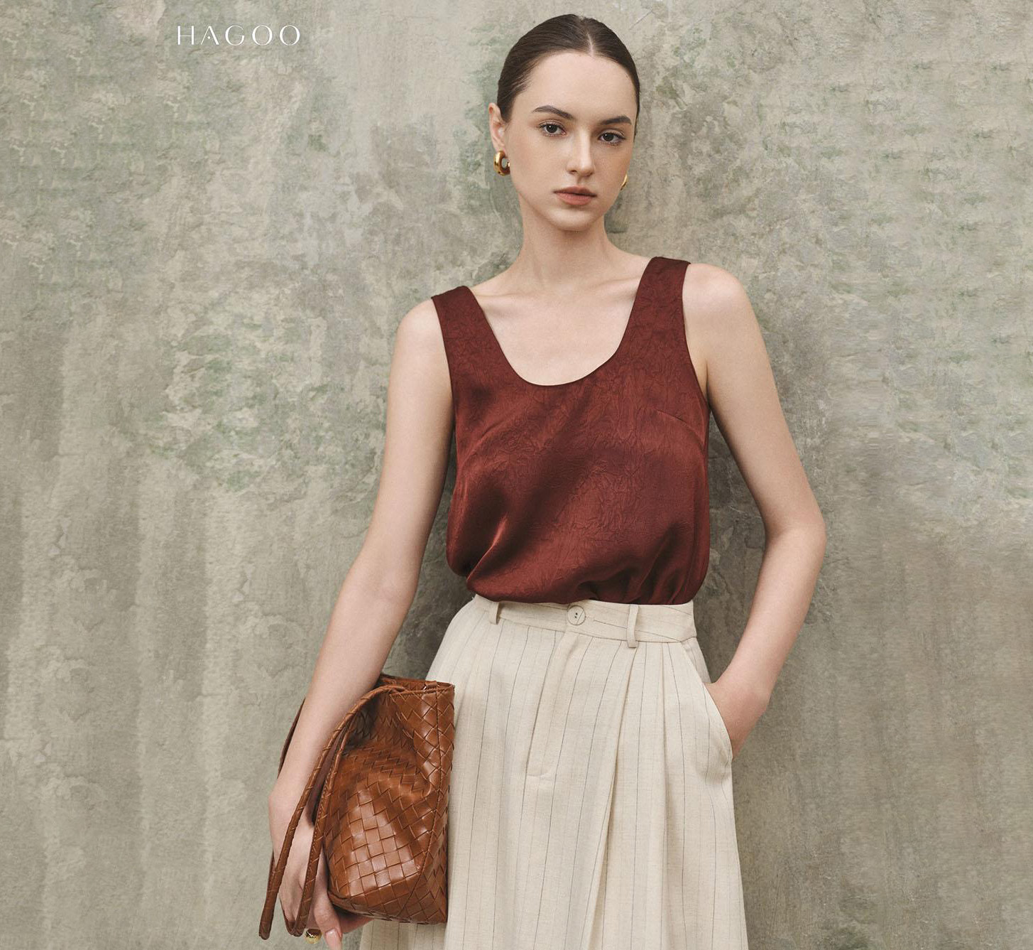 Silk tank top